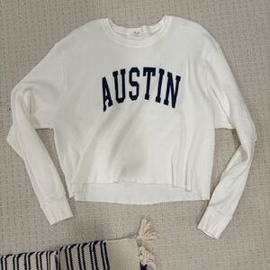 Brandy Melville White Austin Sweater